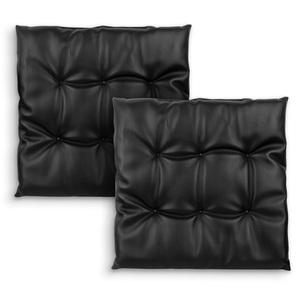 (PMC)시크릿 모자이크방석2개입 차량용 인조가죽 가정용쿠션(ss013)