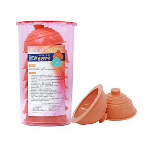 신한의료기 실리콘 부항기 대형 통 8개입 원터치 부황 지압 안마 목욕탕