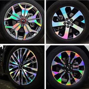 홀로그램 휠스티커 신형 카니발 쏘렌토 K3 K5 K7 레이 셀토스 스토닉 올뉴모닝