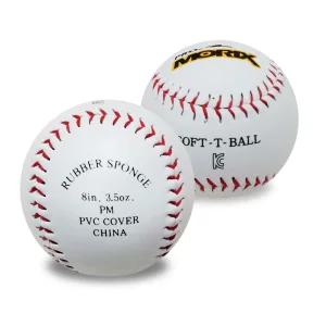 프로모릭스 어린이전용 안전야구공 8인치 3입 / 6입 / 12입