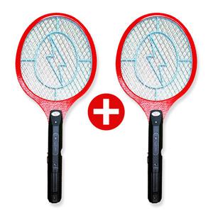 강력한 투버튼 전기 모기채 모기퇴치기 해충 벌레 파리채 전자모기채