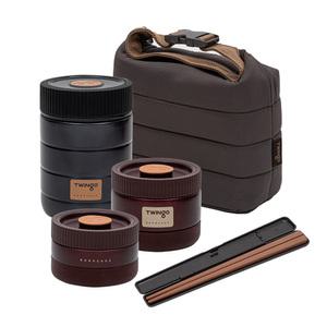 트윙고 보르도 보온죽통 도시락세트 1180ml