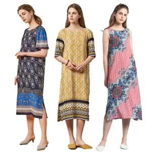 [라페어](초특가) 데일리 인견 원피스 3종 패키지