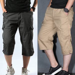 남성 여름 CARGO 7포켓 카고 7부 반바지 6칼라 허리밸트무료 자체생산
