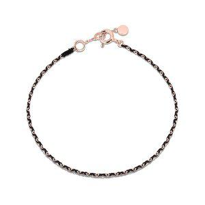 [도로시] 14k 트윗 블랙실크 팔찌