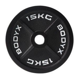 [바디엑스] [낱개] 케이언 중량원판 15kg 홀 50mm 주물 아이언