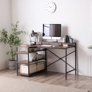 루디 코너 책상 1200L 블랙 화이트