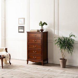 [더리체] 수입 프렌치 엔틱가구 원목 보노로사 엔틱 5단 서랍장