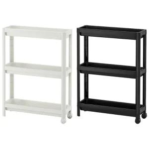 [롯데백화점]이케아 이케아 VESKEN 베스켄 카트/트롤리/54x18x71/츄레이/이동식선반