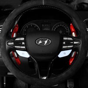 아반떼 N라인 리얼카본 패들쉬프트 연장킷 튜닝 용품