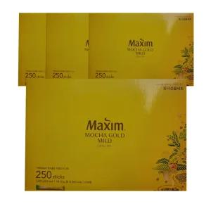 동서식품 맥심 모카골드 마일드 커피믹스 250T 4개 스틱커피 선물세트 추석 설 명절