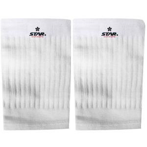 스타 운동 화이트 허벅지 보호대 2개 밴드 아대 스포츠 안전