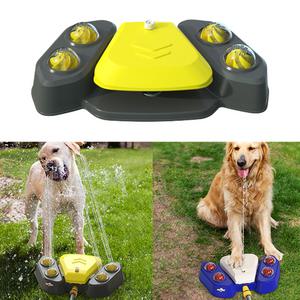 강아지 샤워기 애견 물놀이 장난감 애견 여름 야외 식수대 분수대 급수기 목욕 수영장 목욕통 급수 놀이터
