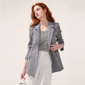 제이에비뉴 22SS 썸머 린넨 블렌디드 자켓 1종 MN212F0101JK