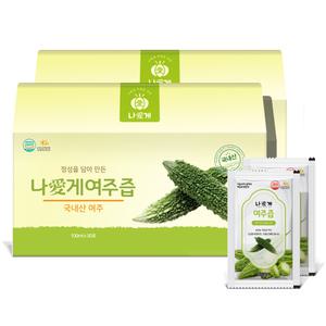 나애게 국내산 여주즙 100ml 60팩