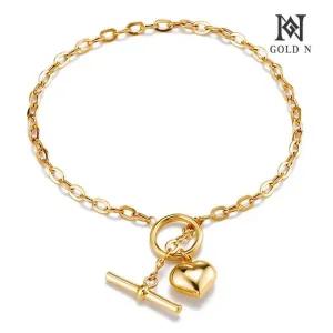 [골드앤] 14K 앤러브 토글체인 팔찌