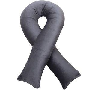 베드앤데코 소프트극세사 U형바디필로우(솜포함)3200x680