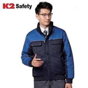 점퍼 K2 safety JK-F128 추동 방한 패딩점퍼 TR트윌 제전안감 오피스 근무복 워크웨어 작업복