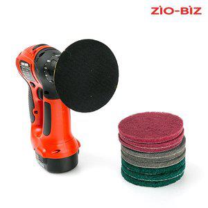 [지오비즈]전동 청소솔 수세미 10종세트/욕실 화장실 주방 타일 전동청소솔 전동브러쉬 전동드릴수세미 ...