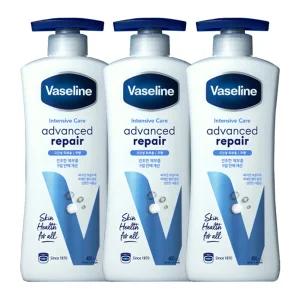 바세린 인텐시브 케어 어드밴스드 리페어 로션 400ml X 3개