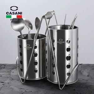 갤러리아 스텐 물빠짐 수저통 수저정리함 수저꽂이 조리도구통