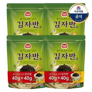 [사조대림] 해표 올리브유 김자반 80g(40g+40g) x4개