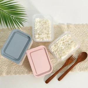 /올리오 사각 전자렌지 냉동밥 도시락통 보관 용기 400ml 8개