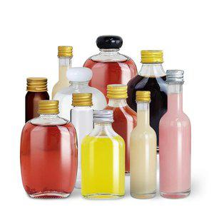 [MIR]유리병 위스키 바이알 투명 미니 샘플 납작 병 용기 모음