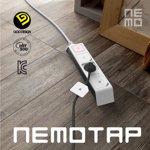 [다우니]네모멀티탭 일반3구 5m블랙