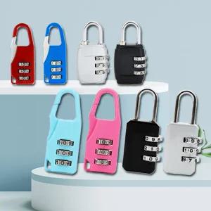 번호자물쇠 비밀번호 자물쇠 슬림 3열 번호키 남산타워 숫자 자물통 도어락 와이어 열쇠