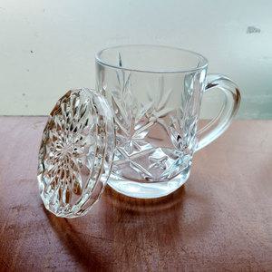 파라오 유리컵 손잡이 컵뚜껑 세트 / 머그잔