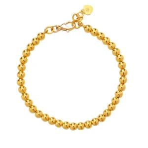 [한국금다이아몬드] 여자 순금 볼 팔찌 디자인 24K 11.25g 18K장식