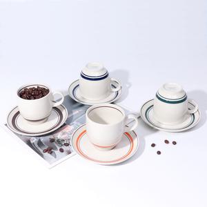 카네수즈 스노우톤 아메리카노 세트 찻잔 소서