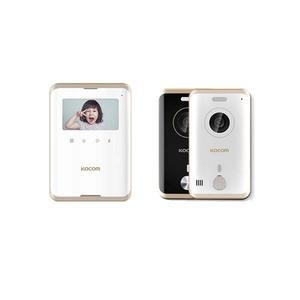 코콤 인터폰 화이트 비디오폰 KCV-R431E 아날로그 인터폰 초인종포함 자가설치