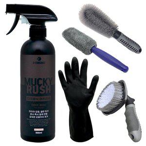 [기타]디크로닉 머키러쉬 500ml 타이어 스노우 폼 셀프 손 세차 분진 오염 세척제 클리너 세정제 갈변 ...