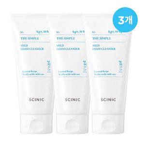 싸이닉 더 심플 마일드 폼 클렌저 120ml 3개