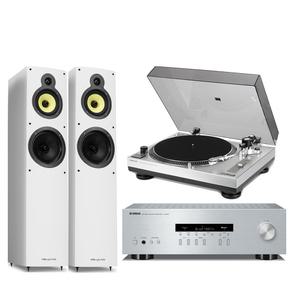 야마하 R-S202+인켈 PM-9910+와피데일 CR4.3 화이트/하이파이오디오/나라음향