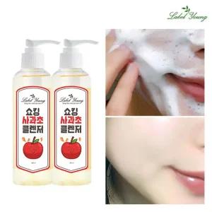 피지케어/약산성오일/저자극/모공관리 쇼킹사과초클렌저 2개