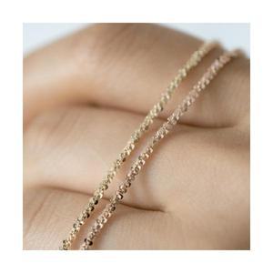 노블링 이태리 수입 컷팅 반짝 목걸이 체인(7푼)