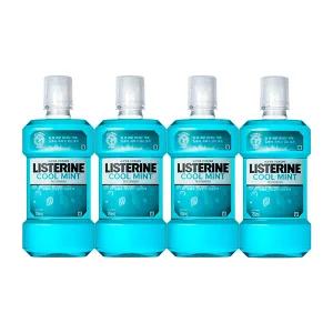 리스테린액 쿨민트, 750ml, 4개