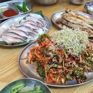 강화 밴댕이 강화도 왕창잘되는집 밴댕이회 회무침 벤댕이회