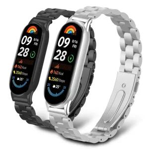 샤오미 미밴드10 9 8 공용 시계줄 스트랩 밴드 메탈 체인