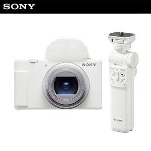 [SONY] 소니 카메라 ZV-1M2 화이트 + GP-VPT2BT (블루투스 무선 슈팅그립 삼각대) 패키지 브이로그 디지털
