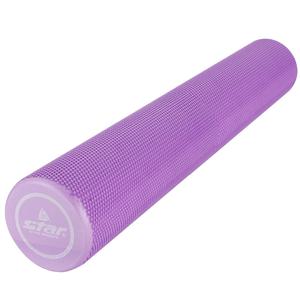 DD 스타 폼롤러 퍼플 90cm (돌기타입) ( 필라테스 요가 밸러스 스트레칭 마사지 운동
