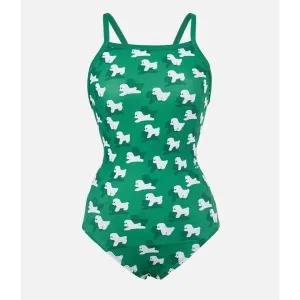 [레노마수영복](하남점) 폴리백 브라캡 무상증정여성 애니멀 프린트 스트랩 원피스실내수영복 LS2D807