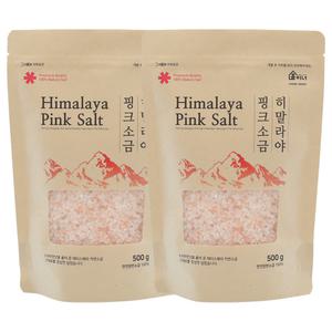 히말라야 핑크솔트 1kg 굵은입자 가는입자 미네랄소금 천연 암염 핑크 김장소금 간수NO
