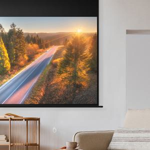 윤씨네 B-SH80 반자동스크린 16:9 와이드 80인치 강의실 수업 교육장 강당