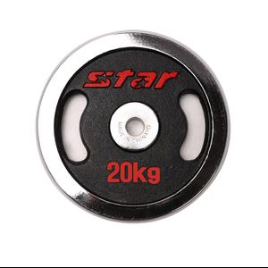 DD 스타 도금원판 20kg ( 헬스 근력 팔 근육 웨이트 바벨 운동 용품