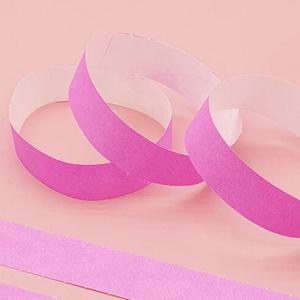 행사 입장권 팔찌 티켓 분홍색 100장 종이 띠 손목 띠지 핑크 놀이공원 파티 밴드