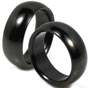 [타티아스]T-111 CO 블랙 티타늄 커플링 반지, 이니셜 무료, 무료배송, 맞춤제작, 평생 A/S